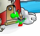 Yoshi's visit to Club Penguin.