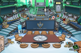 The Command Room under construction.