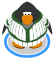 The Green Baseball Uniform in-game.