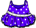 Purple Polka-dot Dress