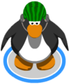 The Watermelon Helmet in-game.