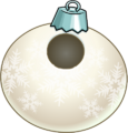 White Snowflake Bauble