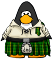The Emerald Kilt on a player card.
