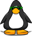 The Green Sunglasses on a player card.