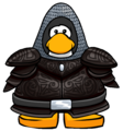 The armor on a player card.