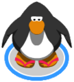 The Magenta Sandals in-game.