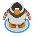 The Evergreen Snow Vest in-game.