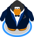 The Navy Royale Tux in-game.