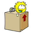 A Yellow Puffle.