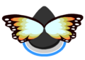 The Butterfly Wings seen by the back of a penguin
