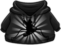 Black Hoodie with a snowboarder