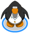 The Feather Necklace in-game.