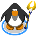The Skyward Staff in-game.