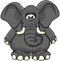 The Elephant Costume on a player card.