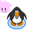The Pink Puffle Balloon in-game.
