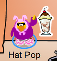 The pin's location.