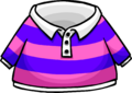 Pink Striped Rugby Shirt