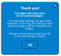 The message that shows after you hit the "Yes" button from the 1st picture.
