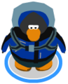 The Blue Expedition Jacket in-game.