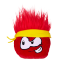 Red Puffle with Surf Swoop Hair.