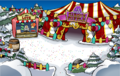 The 2011 Great Puffle Circus Entrance Booth located in the same name, once again.
