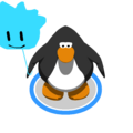 The Blue Puffle Balloon in-game.