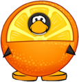 The Orange Costume on a player card.