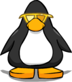 The Gold D Glasses on a player card.