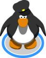 The Security Guard Hat in-game.