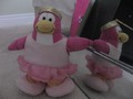 A ballerina practicing ballet.