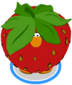 The Strawberry Costume in-game.
