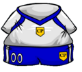 Blue Away Soccer Jersey