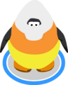 The Candy Corn Costume in-game.