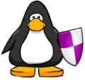 The Purple Shield on a player.