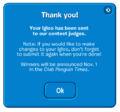 The message that shows after you hit the "Yes" button from the 1st picture.