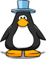 The Blue Top Hat on a player card.