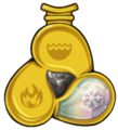 The Snow Gem in an amulet, which makes you an official Snow Ninja.