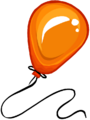 Orange Balloon
