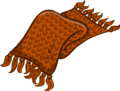 Cozy Orange Scarf Secret item