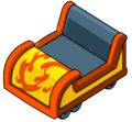 Orange Coaster Cart