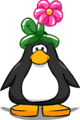 The Balloon Flower Hat on a playercard.