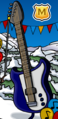 The Blue Electric Bass in Music Maker 3000 during Music Jam.