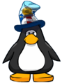 The Penguin Cup Hat on a player card.