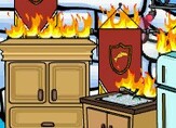 In Dojo34259's igloo, he only put one tiki torch near the door...