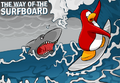 The Shark as seen on The Club Penguin Times.