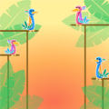 Tropical Bird Background