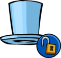 The unlockable version of the Blue Top Hat.