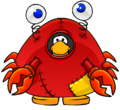 The Crab Costume on a Player Card.