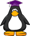 The Graduation Hat on a player card.