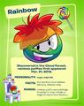 Rainbow Puffle phone wallpaper